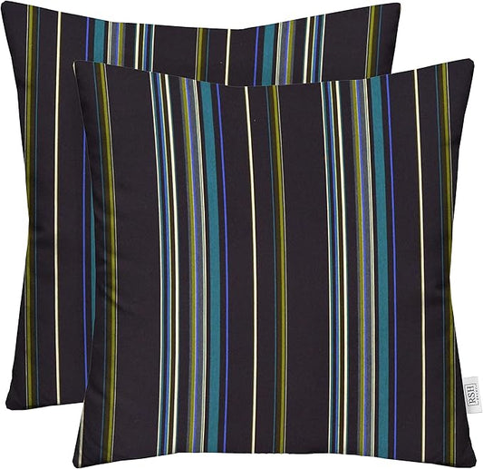 RSH DECOR: Sunbrella Square Throw Pillows Set of 2 | 24" x 24" | Water and by RSHDECOR