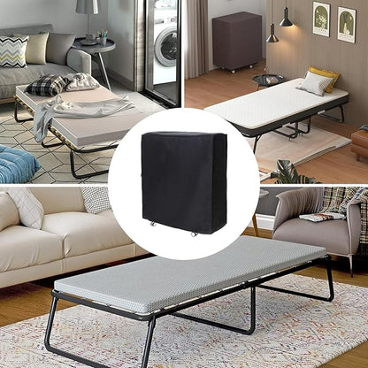 Rollaway Bed Cover 39.5"x15.5"x45.2" Dustproof and Waterproof Folding Bed - Image 5