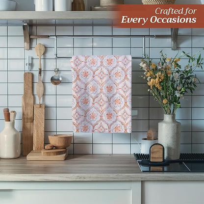 Maison d' Hermine Kitchen Towels Set of 3 100% Cotton 20" x 27.5" Reusable - Image 5