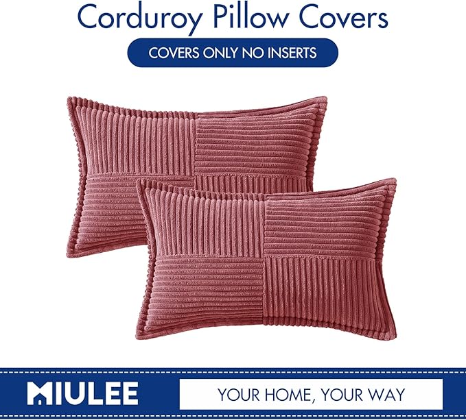 MIULEE Decorative Lumbar Throw Pillow Covers - Image 6