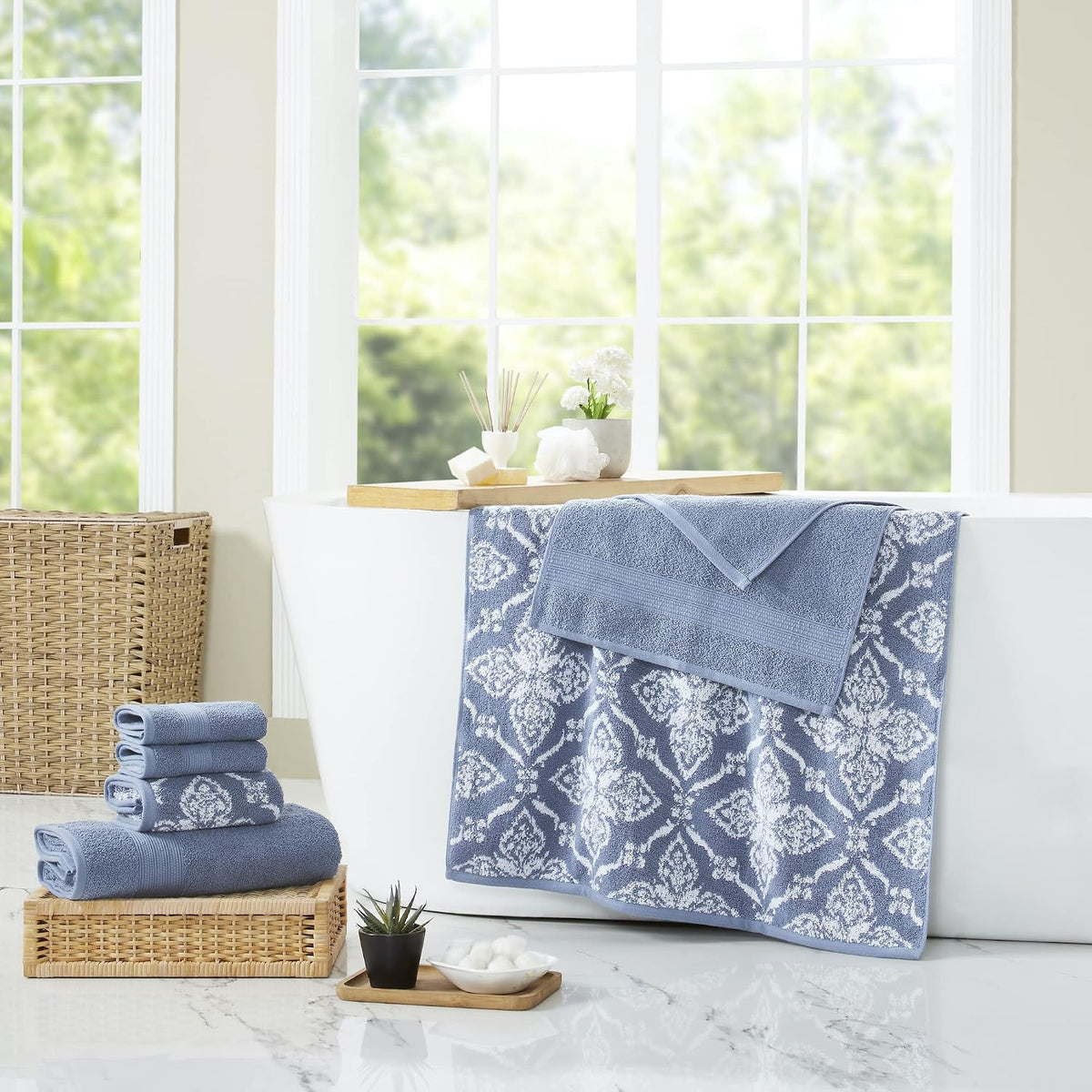 modern threads amaris 6-piece reversible yarn dyed jacquard, main product view