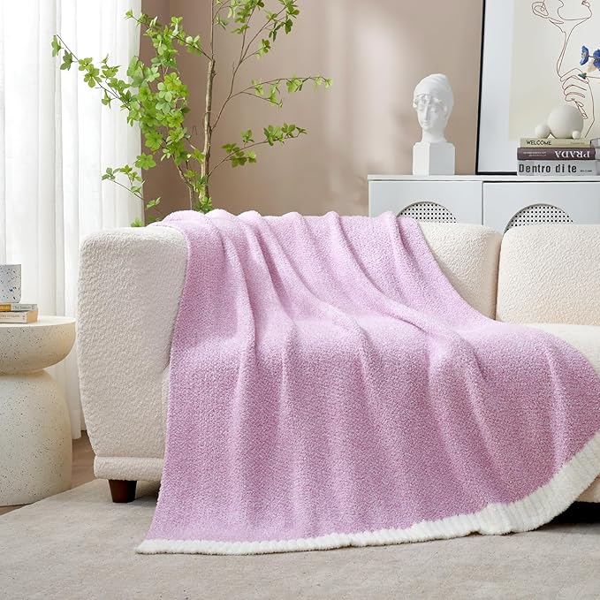Snuggle Sac Lilac Throw Blanket - Image 2