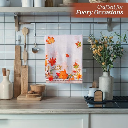 Maison d' Hermine Kitchen Towels Set of 3 100% Cotton 20" x 27.5" Reusable - Image 5