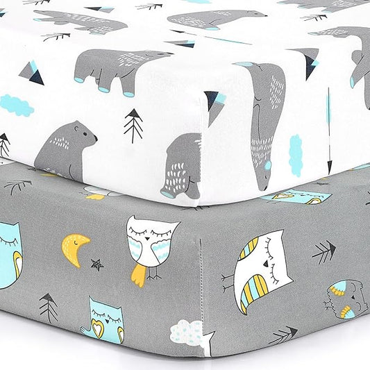 BROLEX Baby Fitted Crib Sheets: Kid Crib Sheets by BROLEX