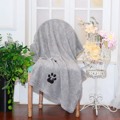 dogvingpk extra large dog towels for drying dogs, front angle view