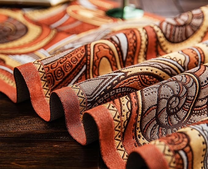 13×72 Inch Table Runner, Retro-Luxury Tassels Series - Image 4