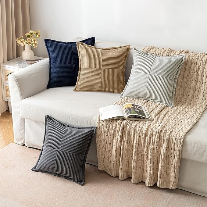 MIULEE Decorative Euro Sham Throw Pillow Covers - Image 6