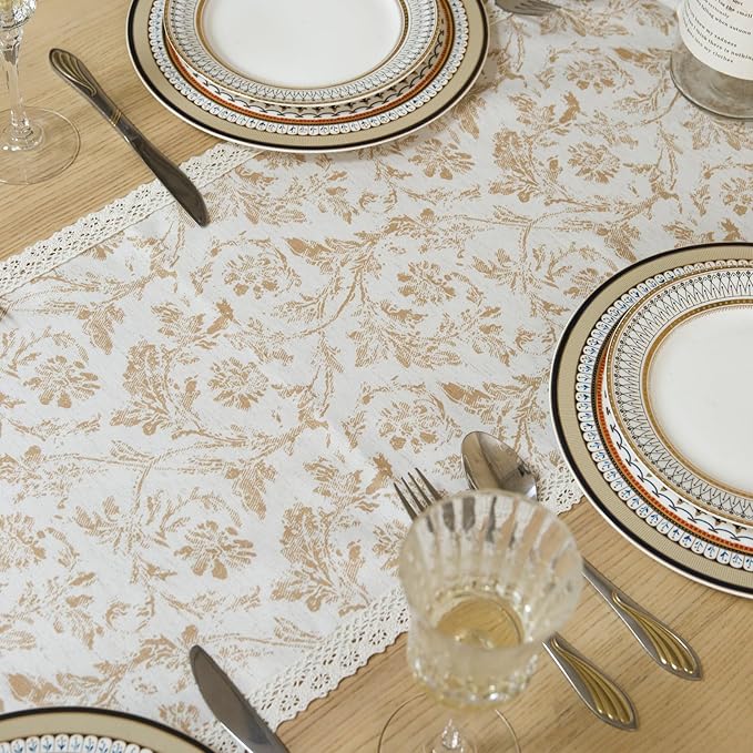 Vintage Floral Table Runner - Image 7