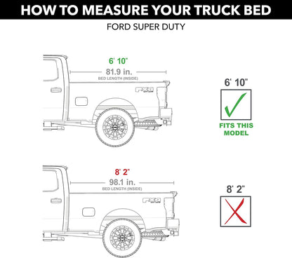 lund hard tri-fold hard folding truck bed tonneau shown in use