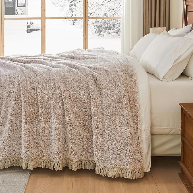 EMME Soft Sherpa Fleece Blanket - Image 3