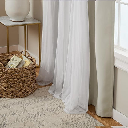 TOWN & COUNTRY LUXE Talia Double Layer Indoor Curtains, Sheer and Room - Image 7