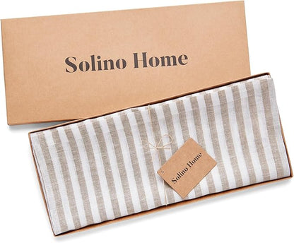Solino Home Linen Table Runner 120 Inches Long - Image 6