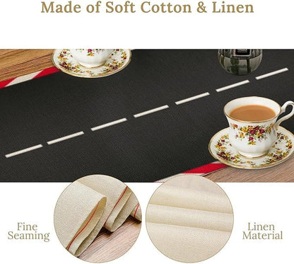 Racetrack Table Runner Runway Road Sport Racing Theme Spring Seasonal Dinner - Image 5