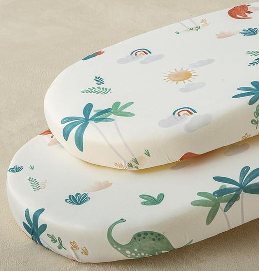 SDY Jersey Dinosaur Bassinet Sheets by SDYSoftnessDefinedbyYou