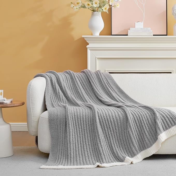 Snuggle Sac Soft Ribbed Throw Blanket - Image 9