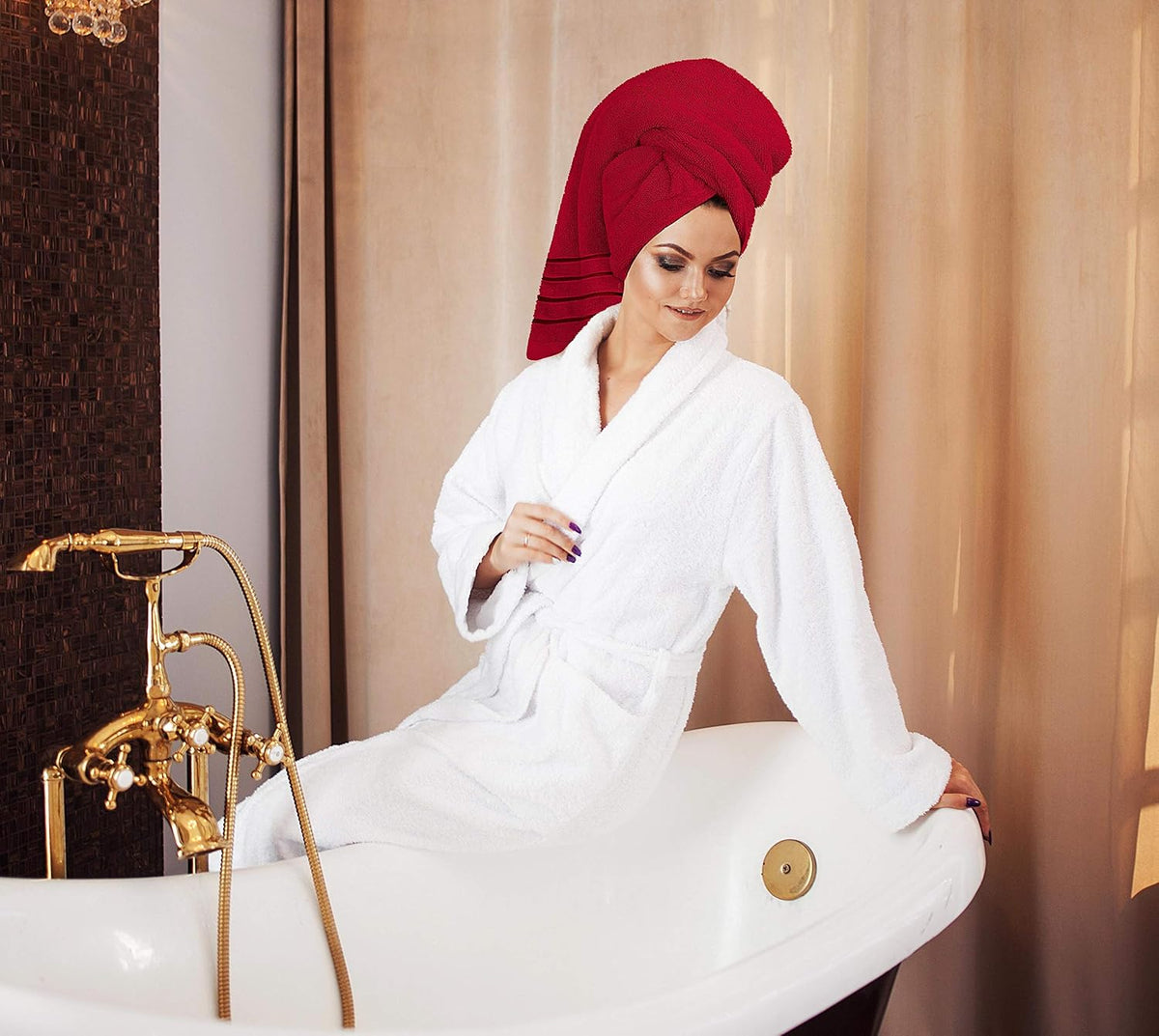 utopia towels 8-piece luxury towel set, 2 bath, package contents