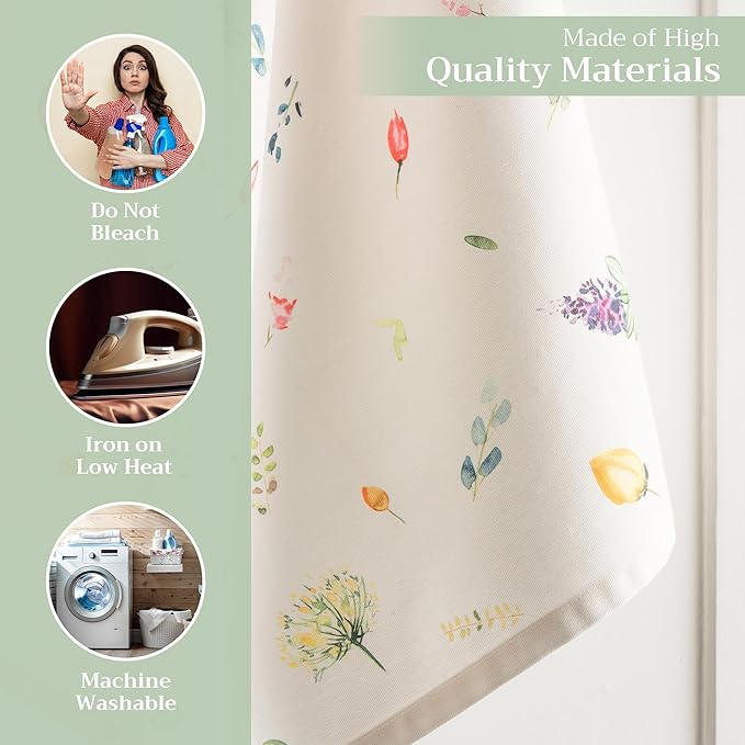 Maison d' Hermine Kitchen Towels Set of 2 100% Cotton 27.50" x 20" Reusable - Image 3