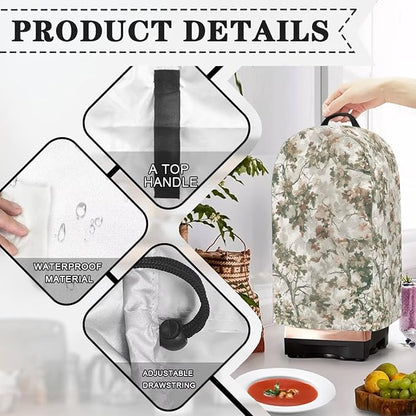 Vintage Floral Tree Coffee Machine Dust Cover Appliance Dust Covers Anti - Image 4