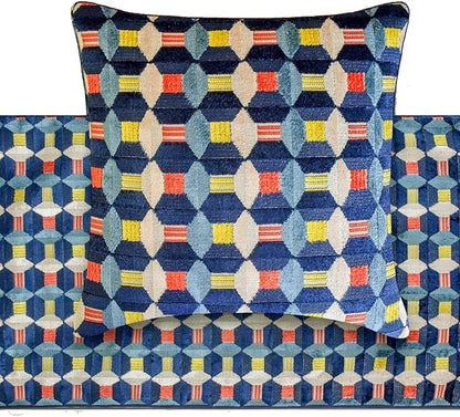 The HomeCentric Blue Bed Runner - Image 4
