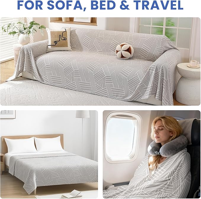 Pet Couch Cover for Dogs, Sofa Covers Washable Geometry, Loveseat Cover for 2 - Image 6
