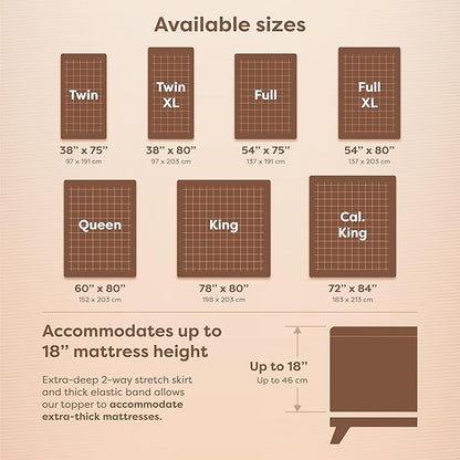 HOSPITOLOGY PRODUCTS Queen Mattress Protector Hypoallergenic Natural Cotton - Image 6