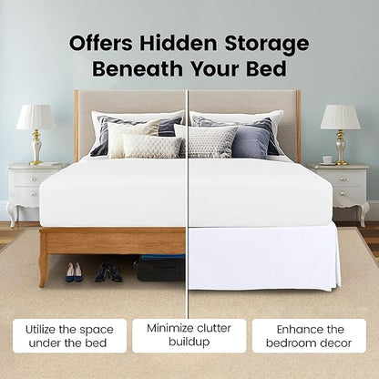 Utopia Bedding Twin Bed Skirt - Image 3