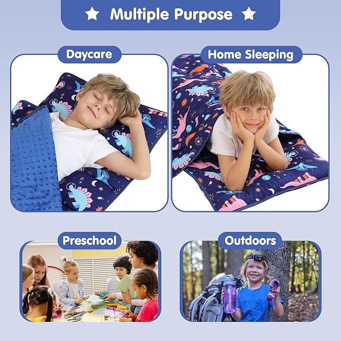 Viviland Toddler Kid Nap Mat for Preschool, Slumber Bag - Image 7