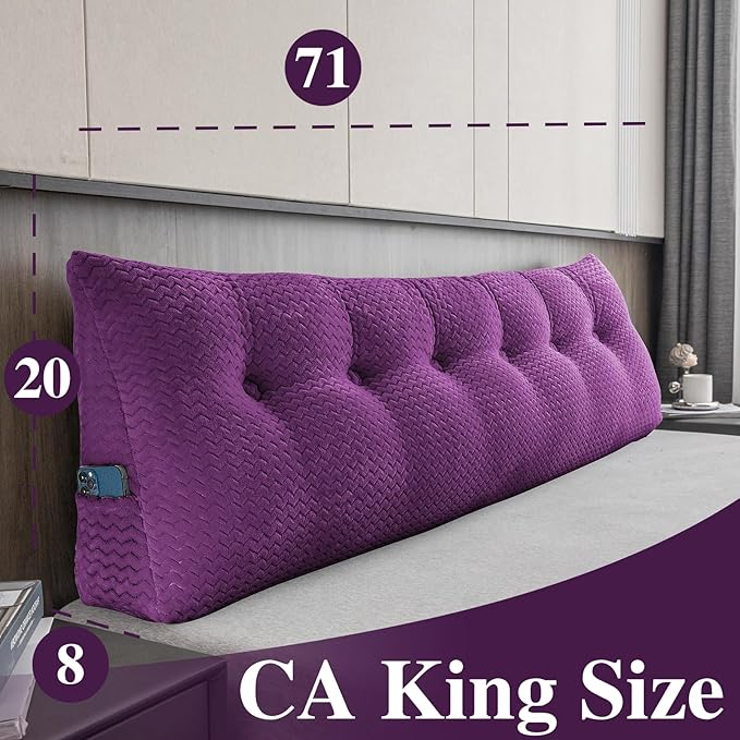Large Bolster Triangular Headboard Wedge Backrest Positioning Support Bed Rest - Image 2