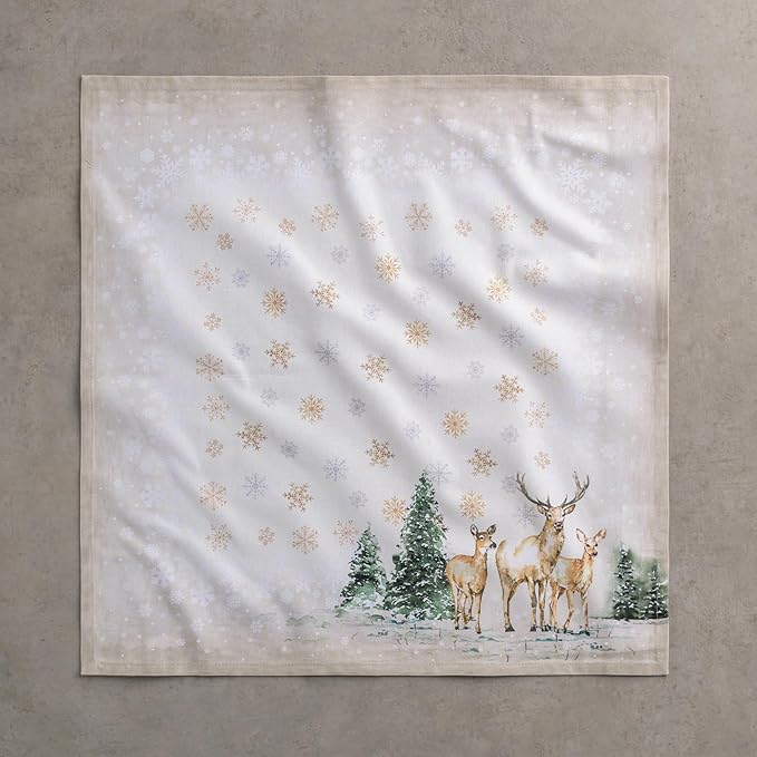 Maison d' Hermine Cloth Napkins Set of 4 100% Cotton - Image 8