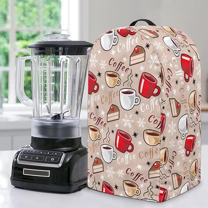Coffee Pattern Blender Dust Cover by Annejudy