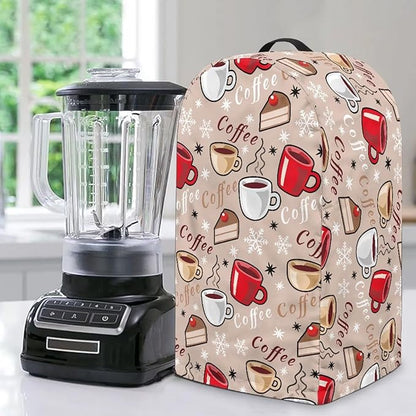 Coffee Pattern Blender Dust Cover by Annejudy