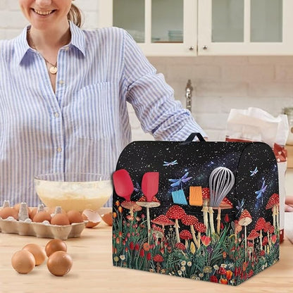 Mushroom Dragonfly Mixer Covers Stand Mixer Dustproof Cover Compatible - Image 5