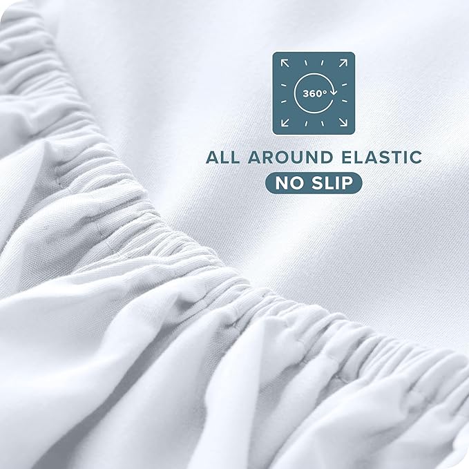Bare Home Split Head Flex King Sheet Set - Image 7