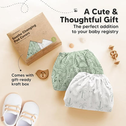 2-Pack Organic Changing Pad Covers - Image 9