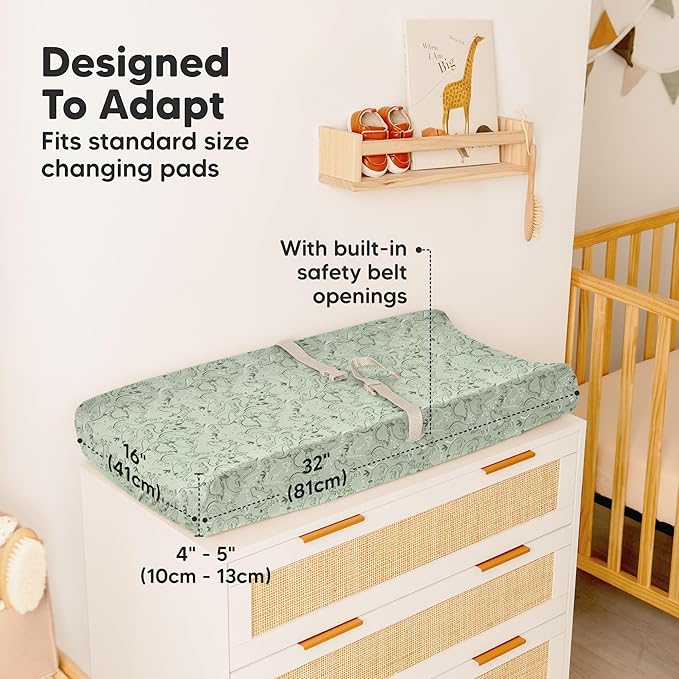 2-Pack Organic Changing Pad Covers - Image 4