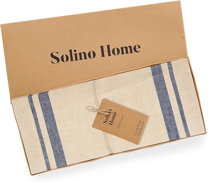 Solino Home Linen Table Runner 48 Inches - Image 5