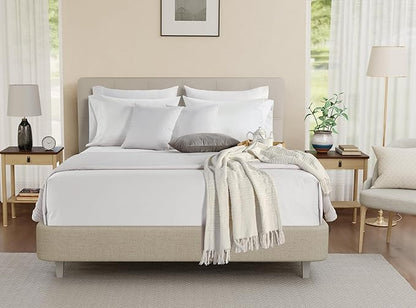 100% Egyptian Cotton Sheets King Size Sheets Set - Image 8