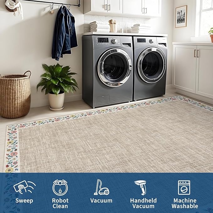 GarveeHome 10x13 Machine Washable Rugs - Image 8