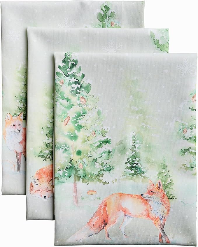 Maison d' Hermine Kitchen Towels Set of 3 100% Cotton 20" x 27.5" Reusable by MaisondHermine