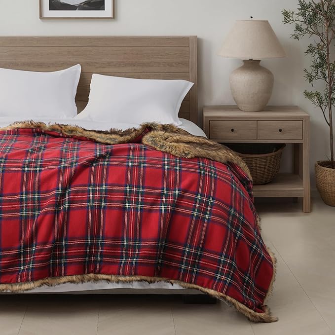 HORIMOTE HOME Luxury Plush Faux Fur Throw Blanket - Image 4