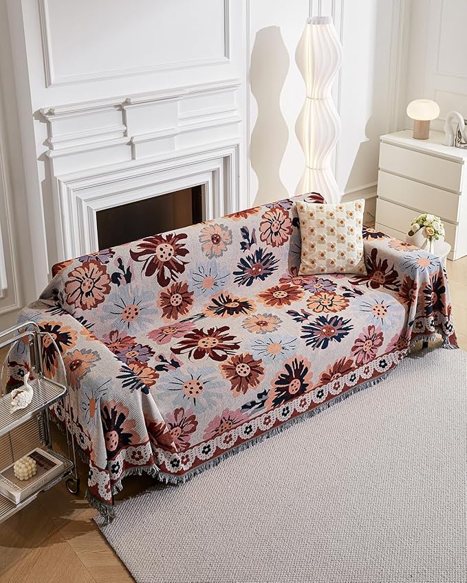 AIVIA Couch Cover Sheet Blanket, Oversized Covers - Image 4