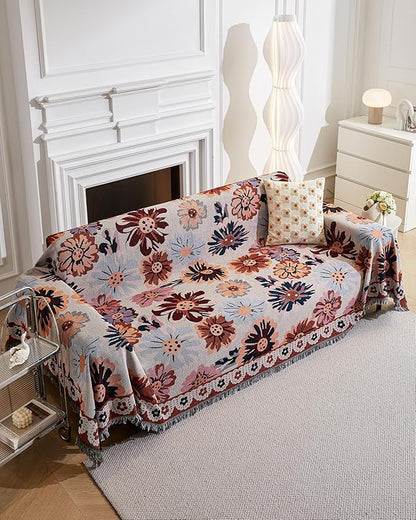 AIVIA Couch Cover Sheet Blanket, Oversized Covers - Image 4
