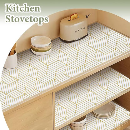 Shelf Liners for Kitchen Cabinets 12in x 40FT, Non Adhesive Cabinet Liner - Image 5