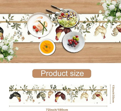 Farmhouse Chicken Table Runner - Image 3