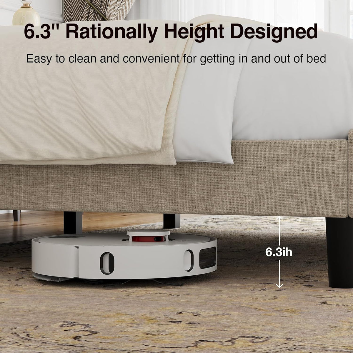 novilla queen size bed frame, queen bed frame, package contents