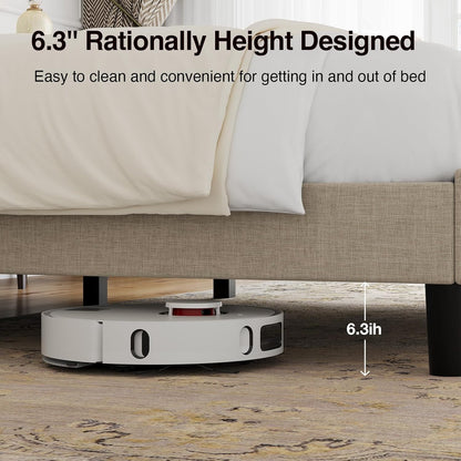 novilla queen size bed frame, queen bed frame, package contents