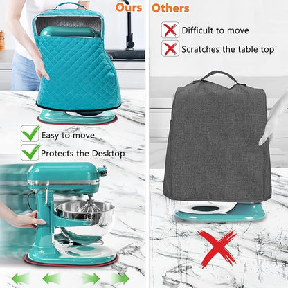 Stand Mixer Cover with Appliance Sliders Compatible with KitchenAd Mixer 6/7/8 - Image 4