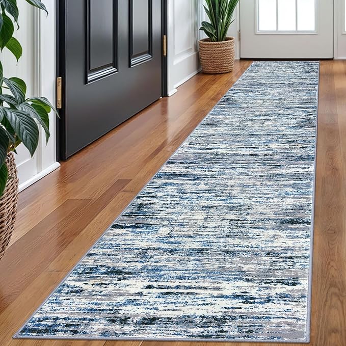 Modern Abstract Runner Rug 2x10 by lansny