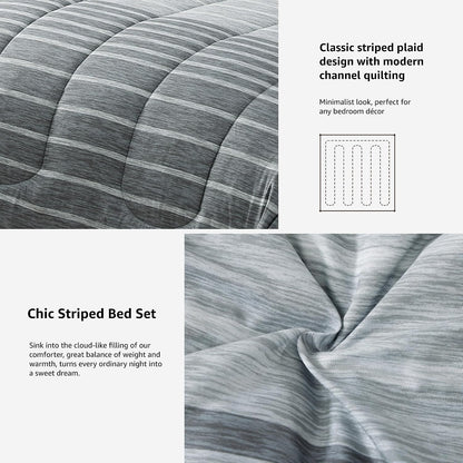 monbix full size comforter sets - 7 pieces showing dimensions