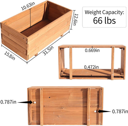 raised garden beds outdoor, rectangular planter for garden shown in use